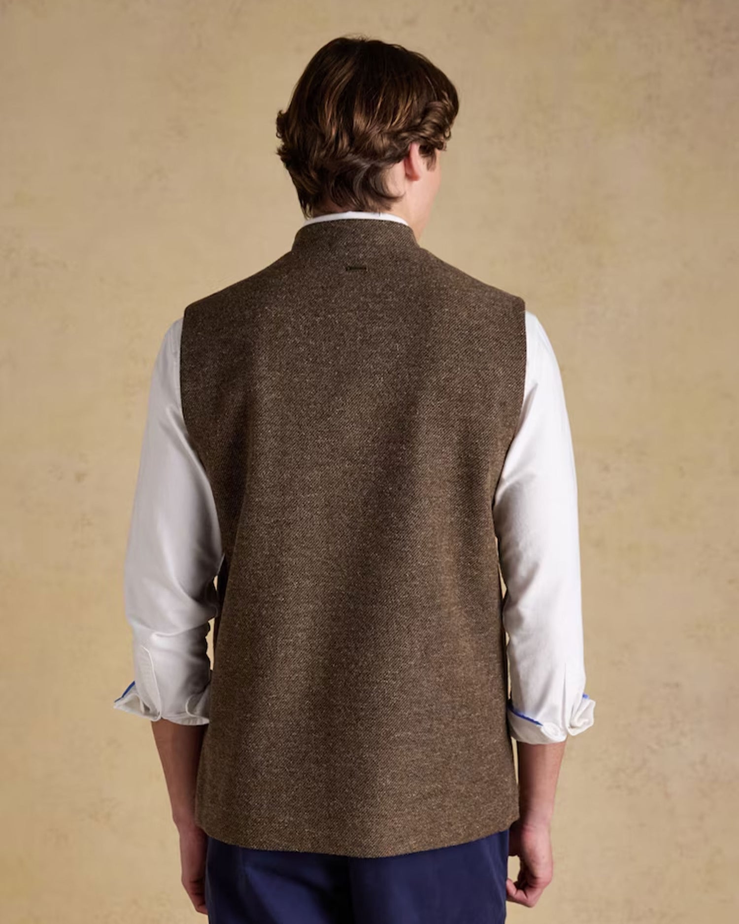 Tweed Gilet - Brown