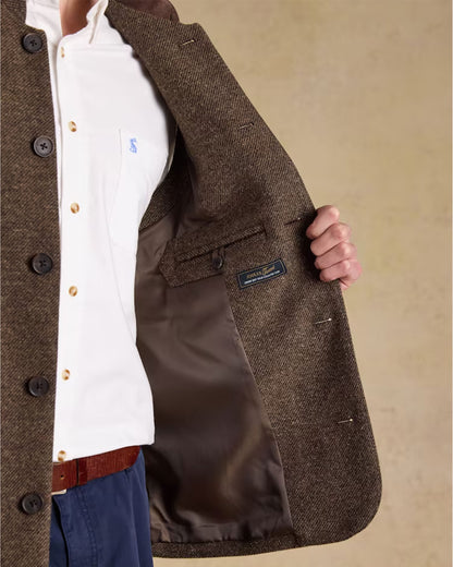Tweed Gilet - Brown