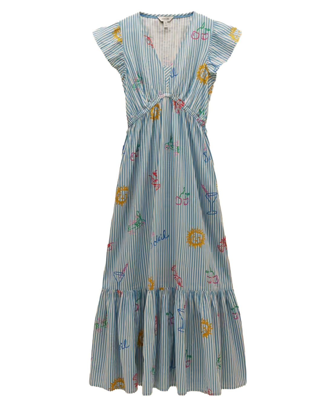 Winnie Dress - Blue/White