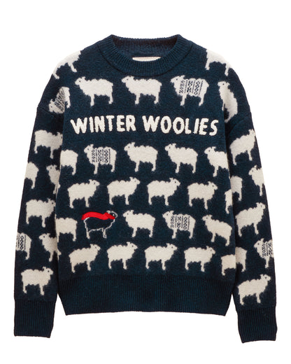 Winter Woolies Knit - Navy