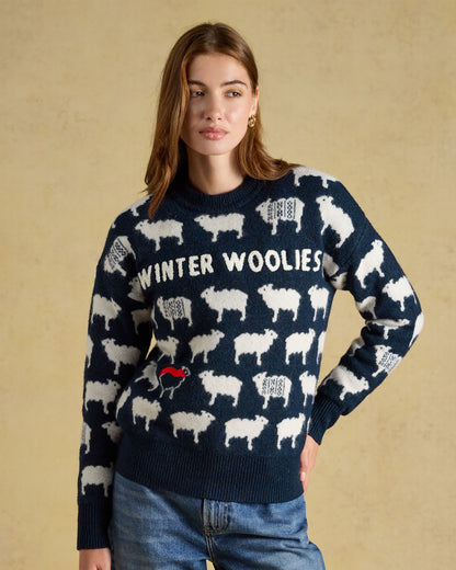 Winter Woolies Knit - Navy