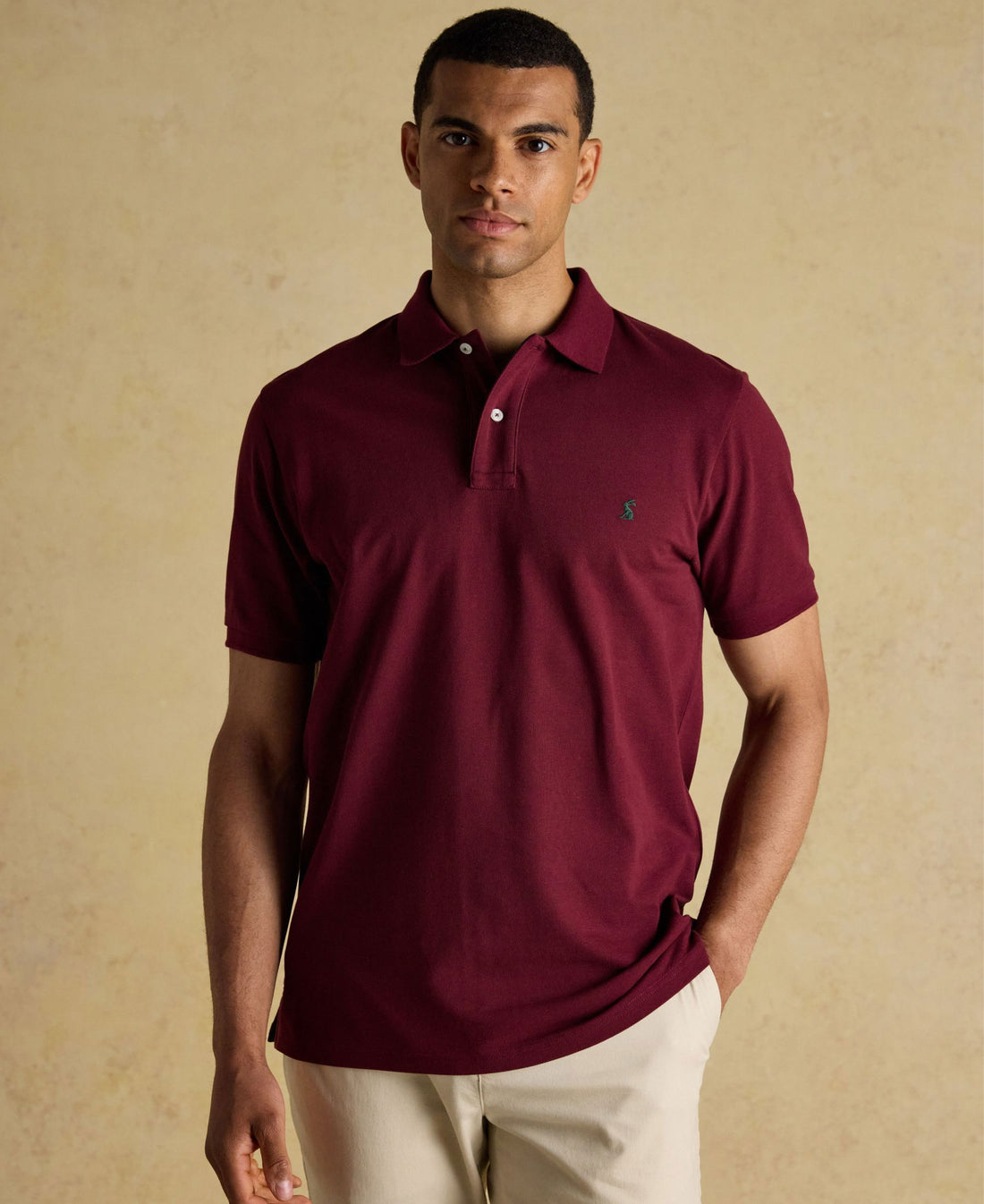Woody Polo Shirt - Burgundy Red