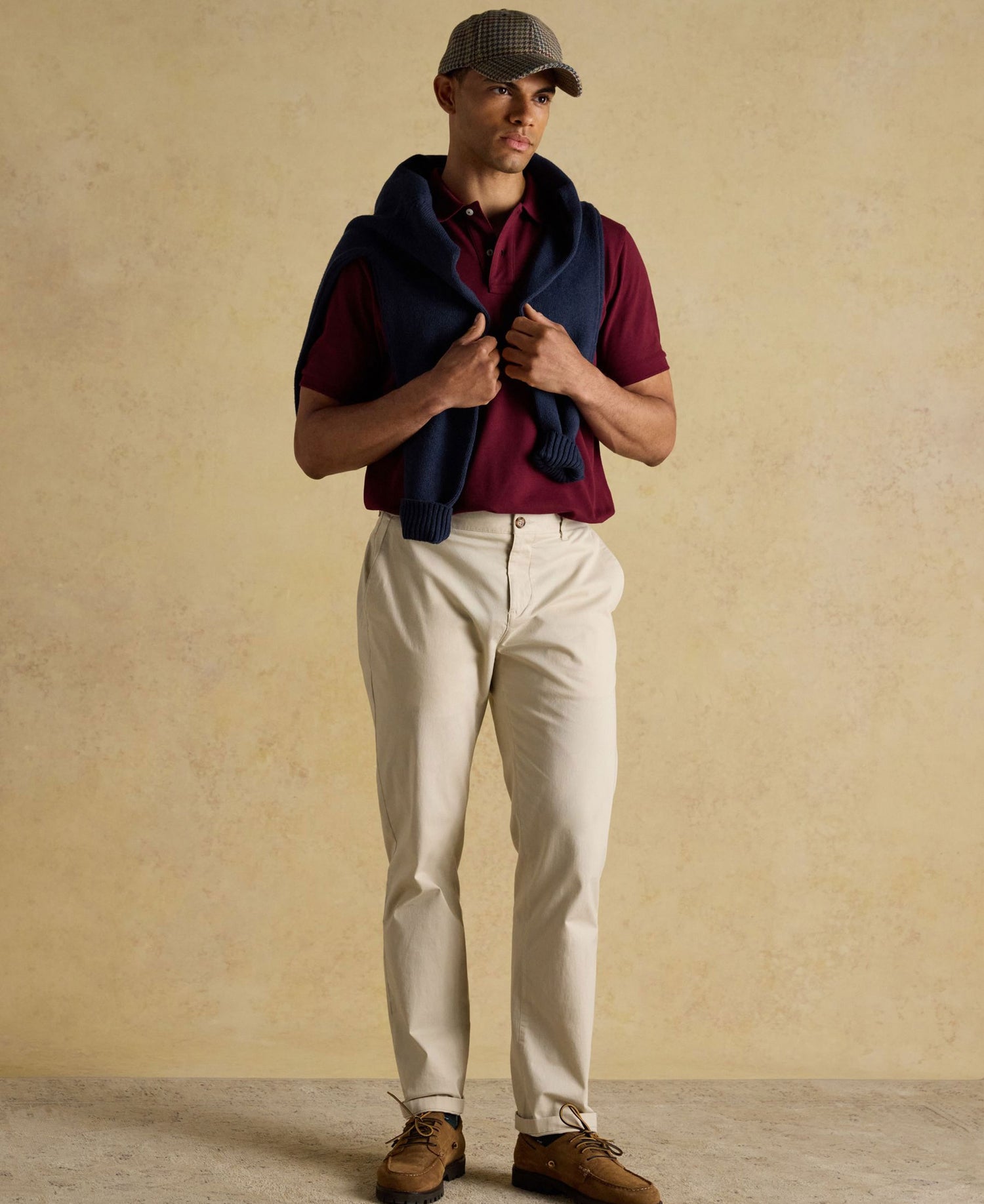 Woody Polo Shirt - Burgundy Red