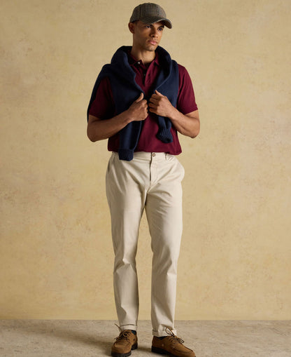 Woody Polo Shirt - Burgundy Red