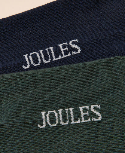 Kingsbury 2pk Socks- Green/Navy