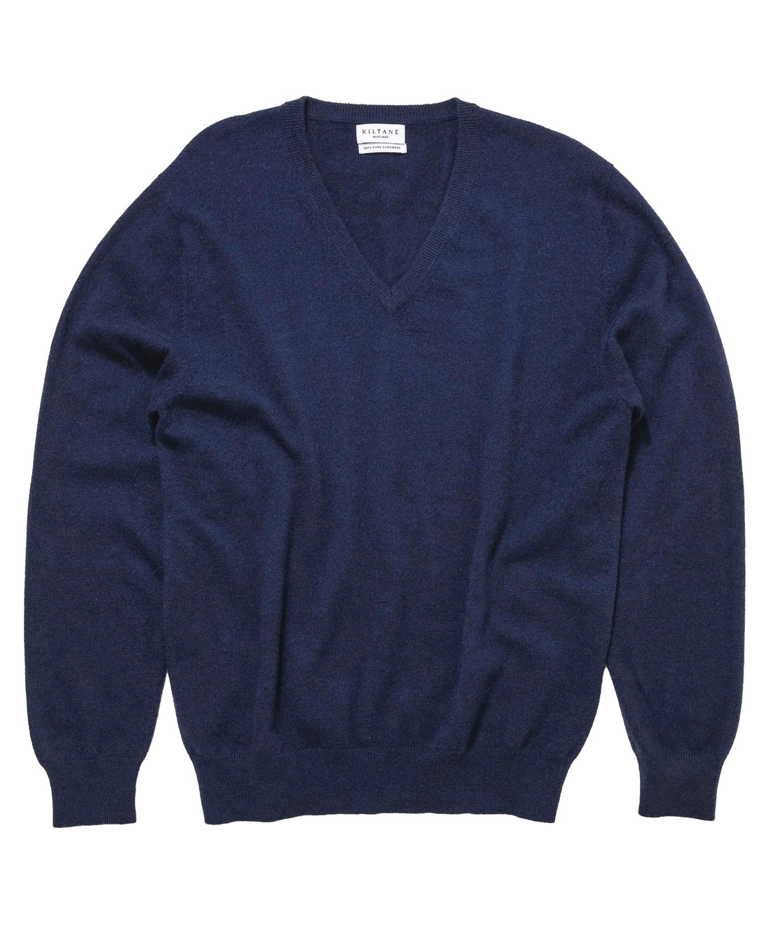 Cashmere V Neck Jumper - Cosmos