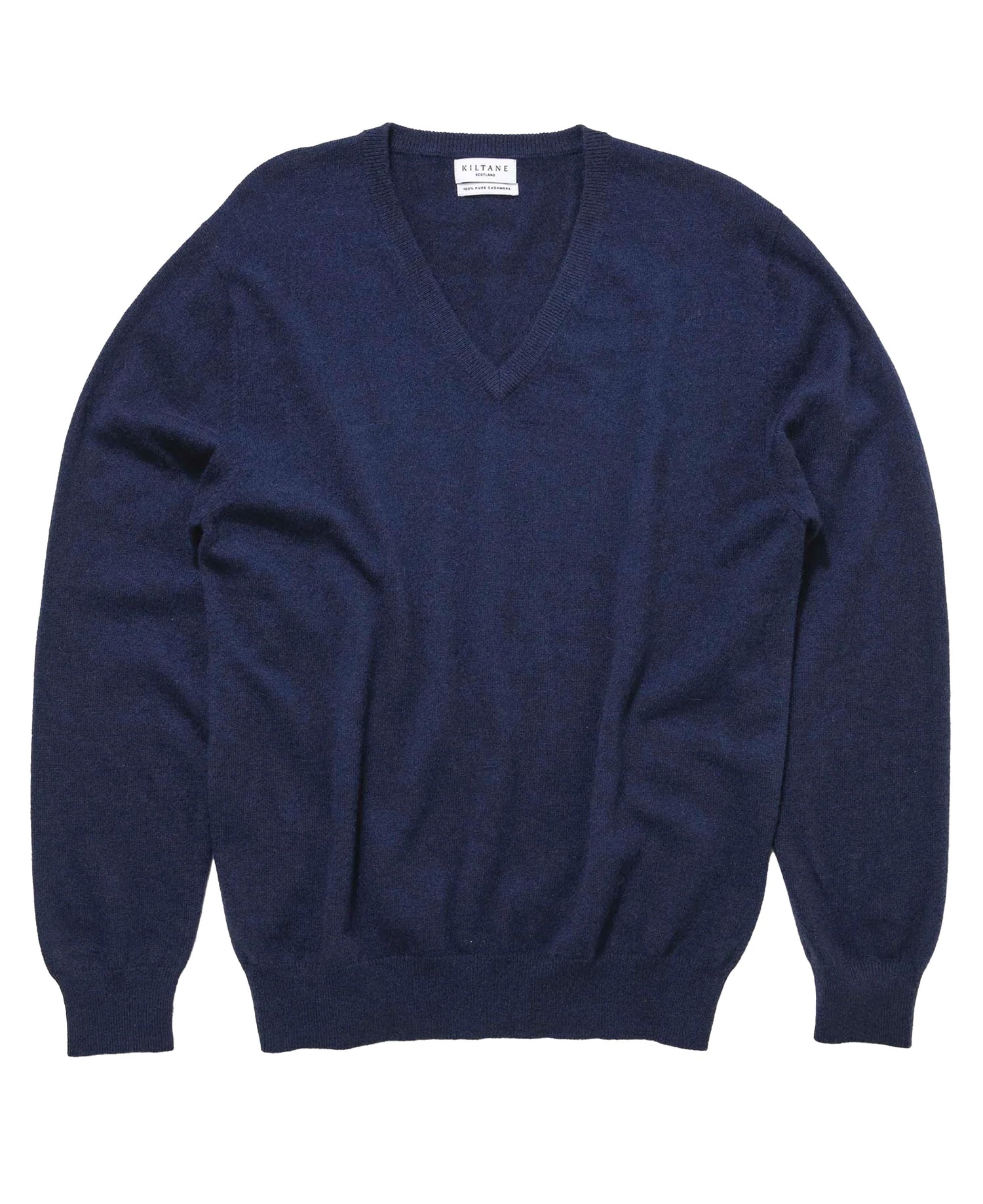 Cashmere V Neck Jumper - Cosmos
