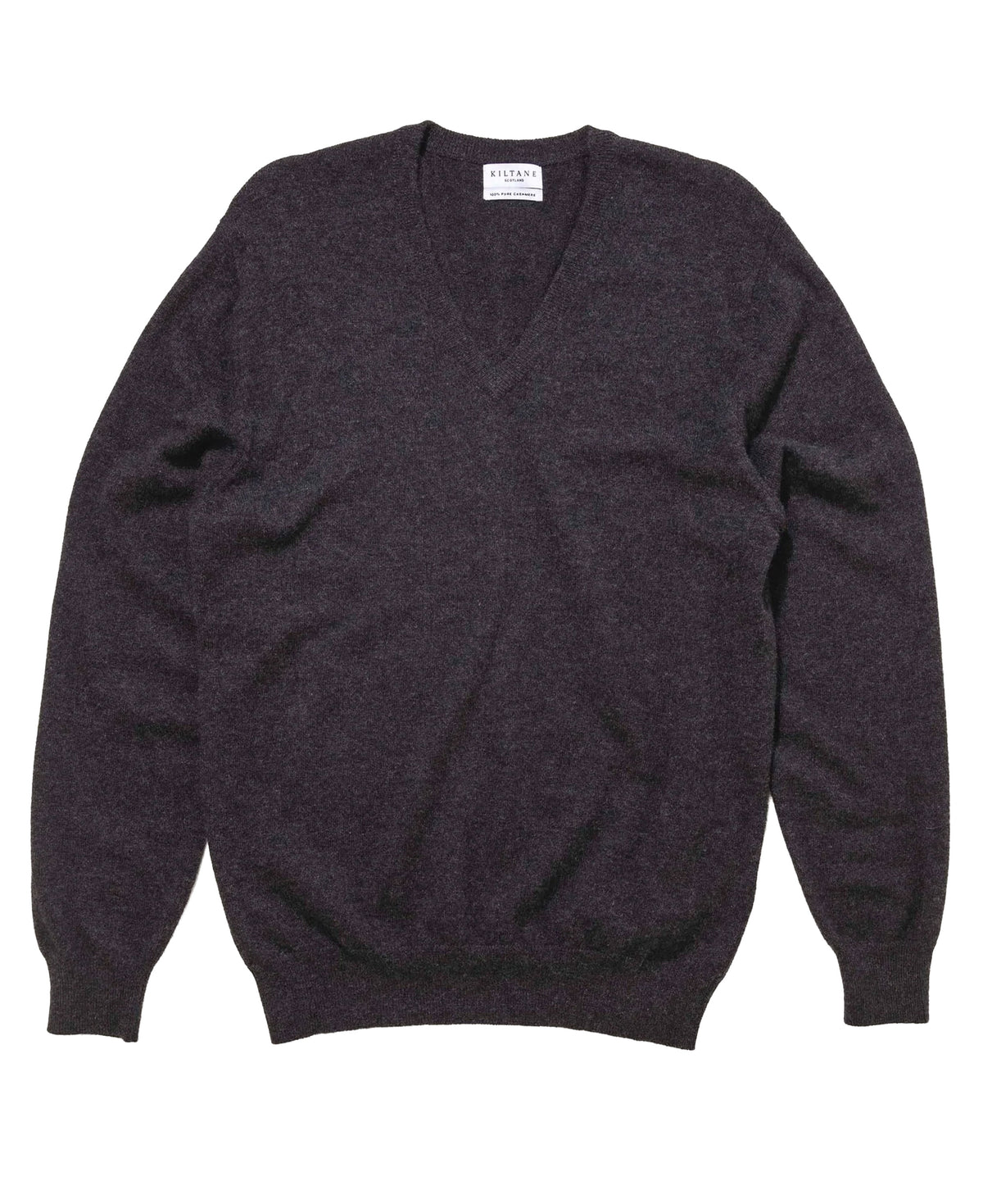 Classic V Neck - Charcoal