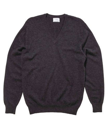 Classic V Neck - Charcoal