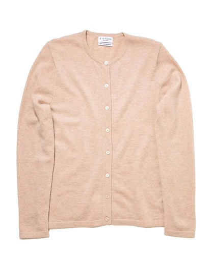 High Button Cardigan - Vicuna