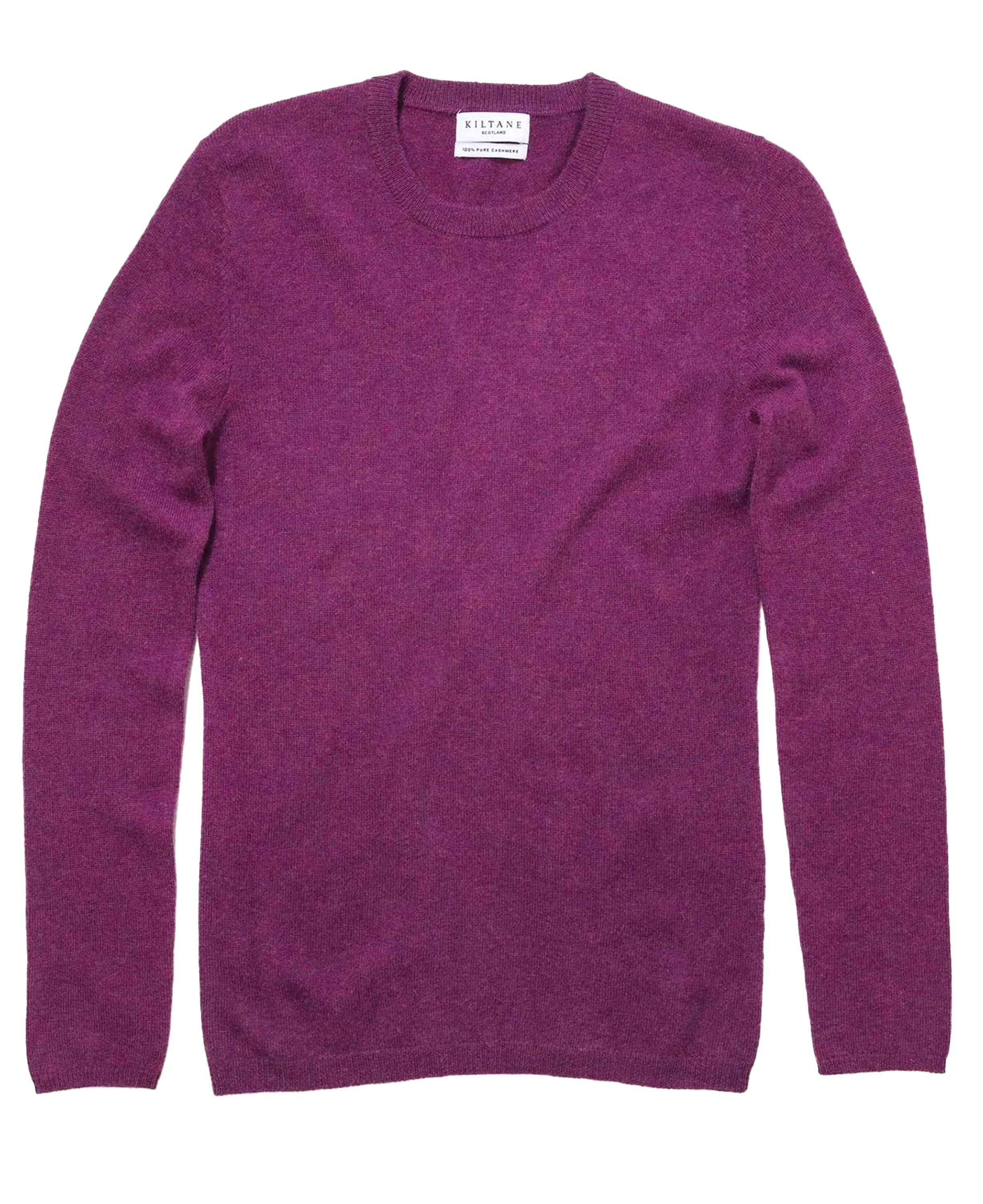 Cashmere Crew Neck Jumper - Sloeberry