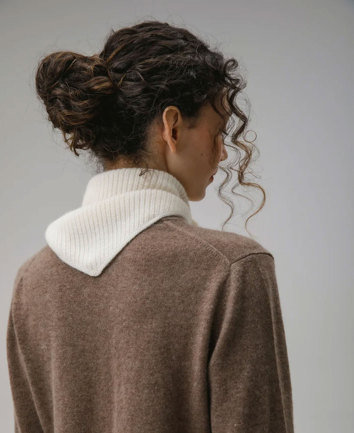 Knitted Neck Tie - Cream