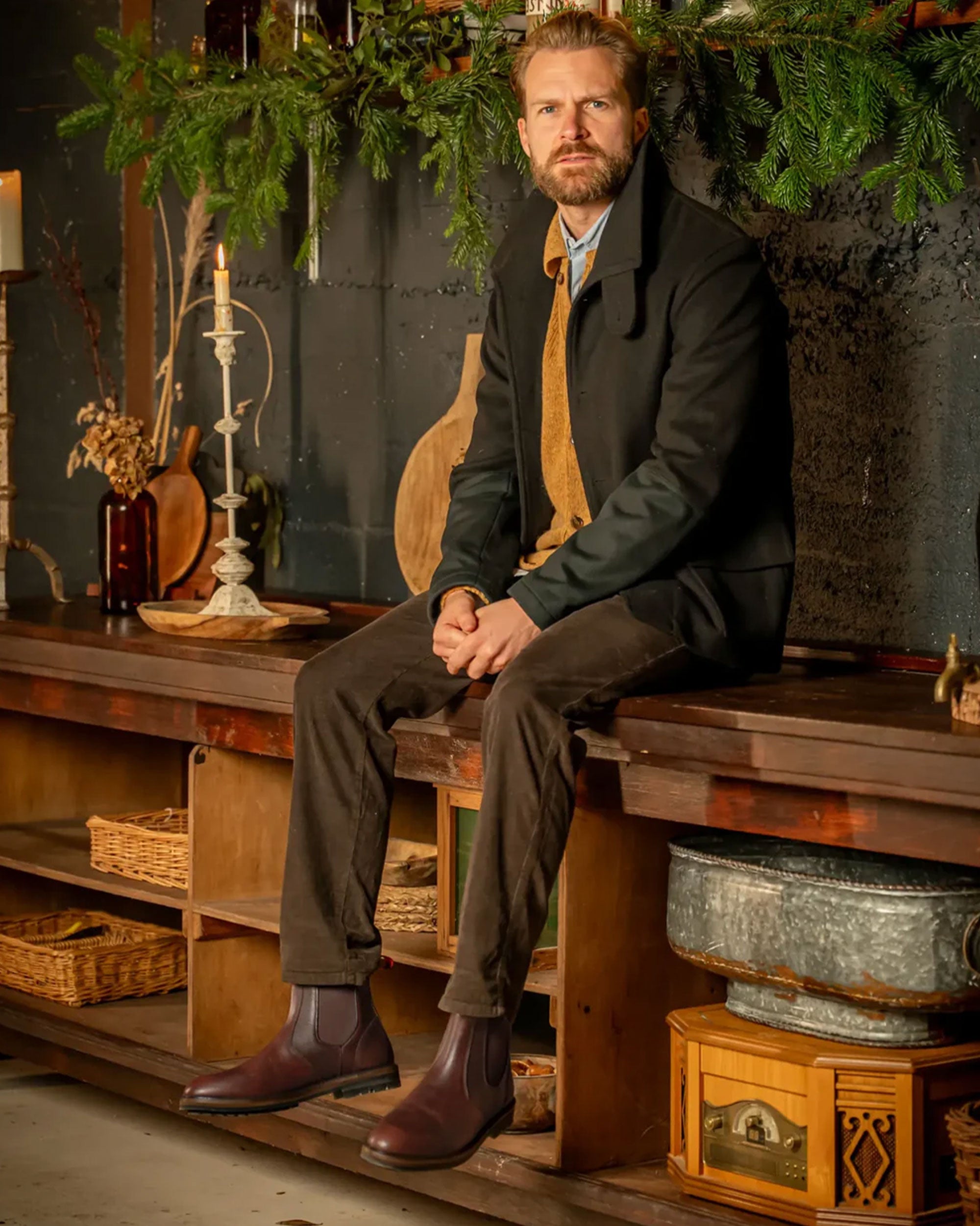 Hoghton Boots - Chestnut Grained