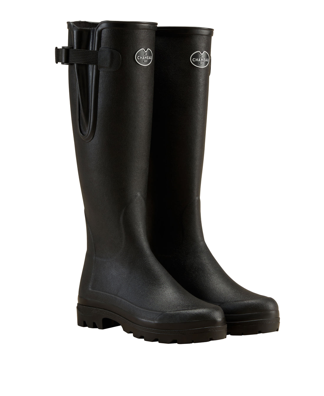 Vierzon Jersey Lined Wellington Boot - Noir