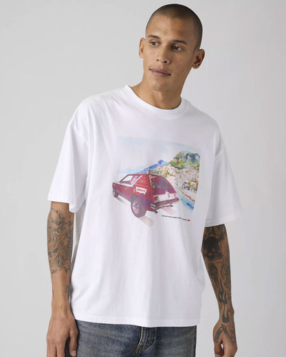 Graphic Boxy Tee Coastal - Creative Denim Greml