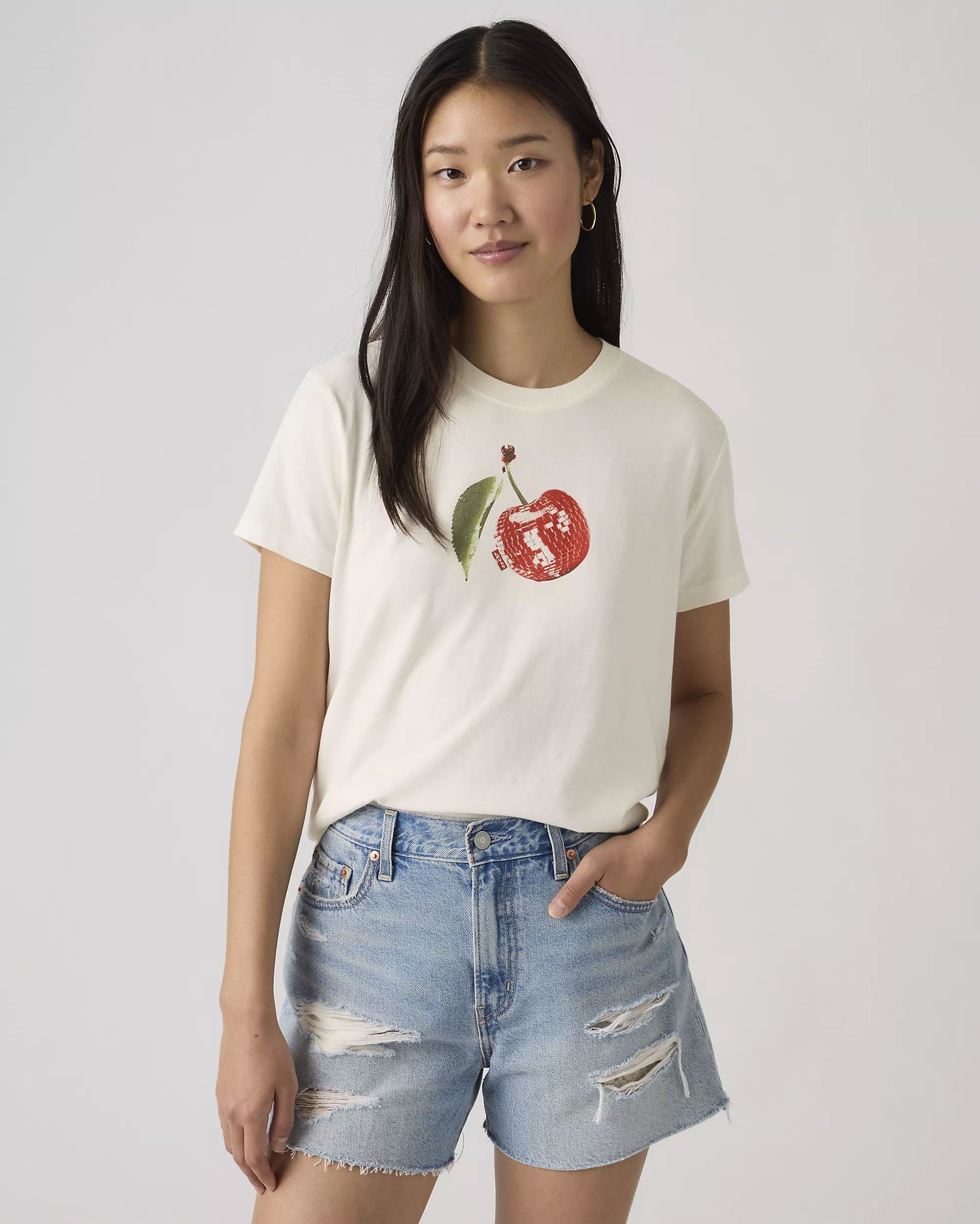 Graphic Favorite Tee - Disco Cherry Egret Graph