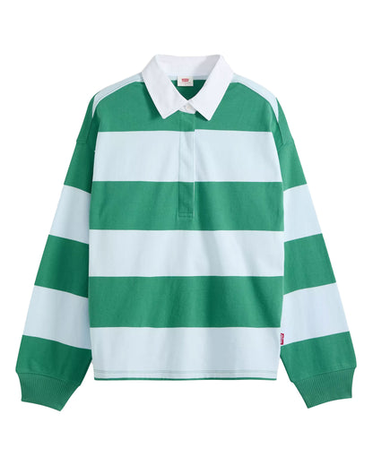Reenie Rugby Long Sleeve Tee - Katie Stripe Country Air