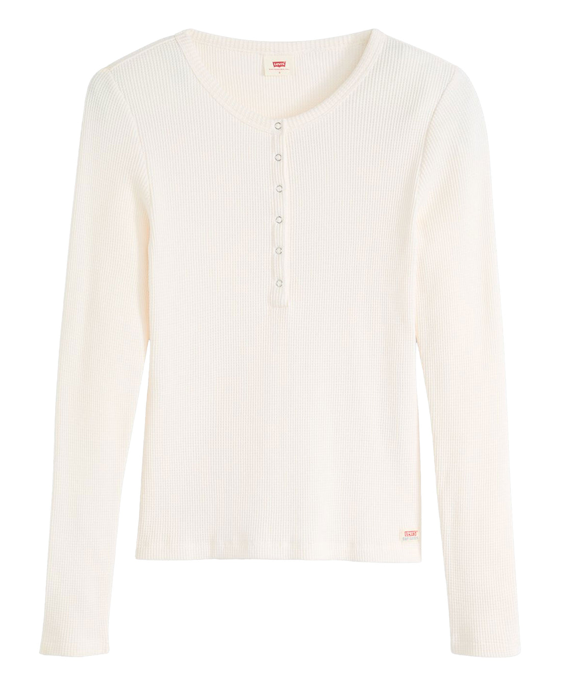 Dry Goods Henley Waffle T-Shirt - Neutral