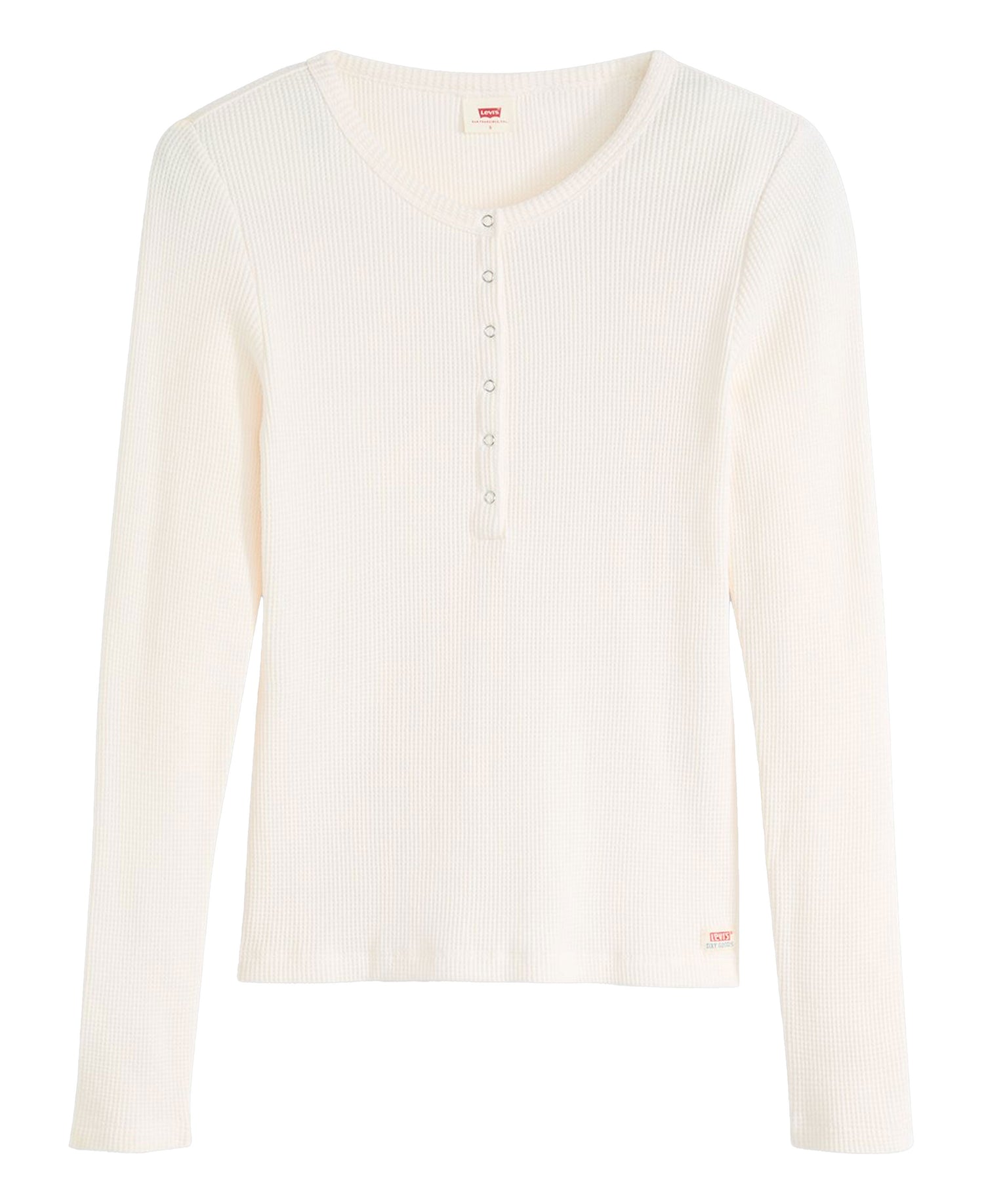 Dry Goods Henley Waffle T-Shirt - Neutral