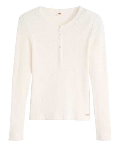 Dry Goods Henley Waffle T-Shirt - Neutral