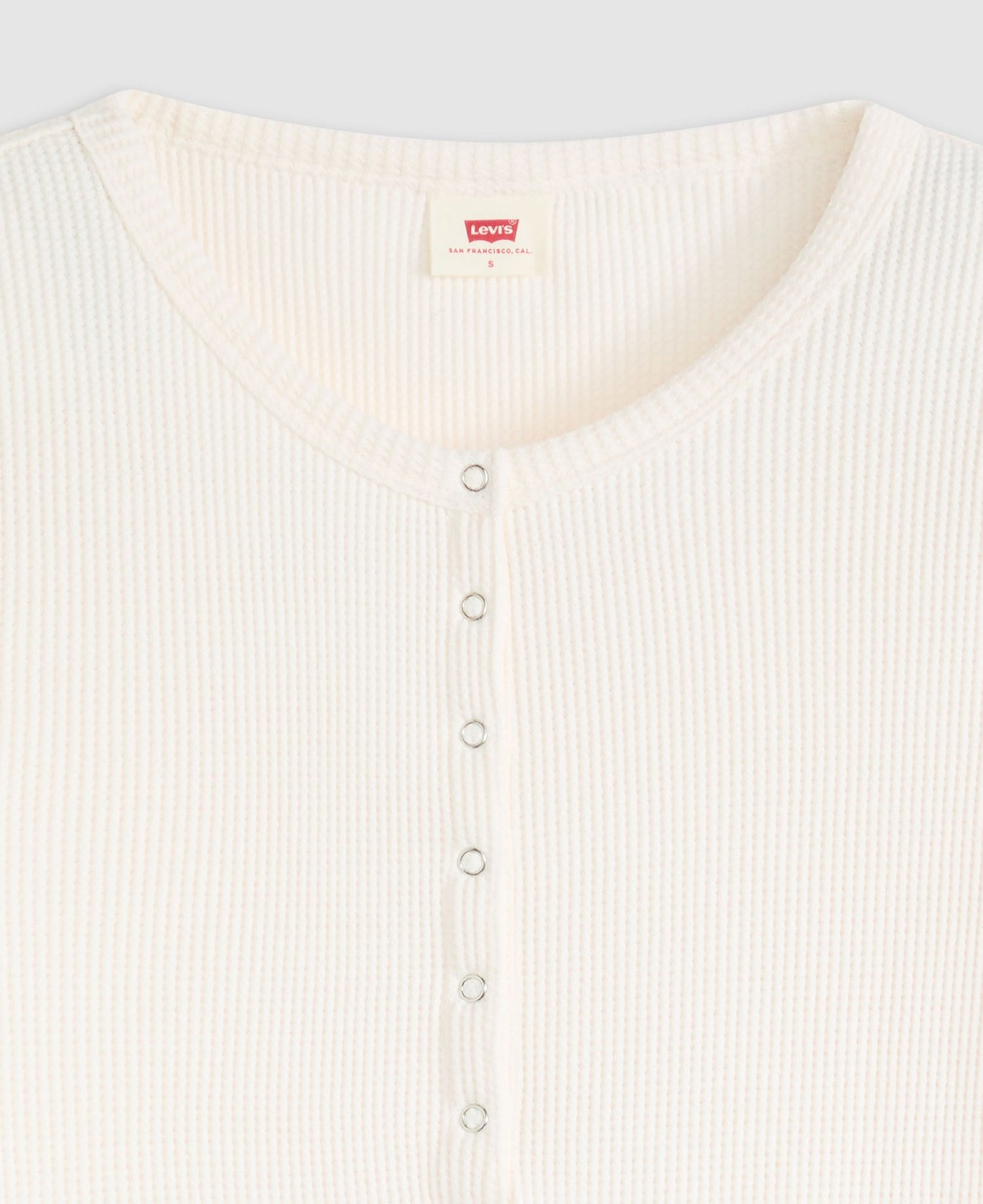 Dry Goods Henley Waffle T-Shirt - Neutral