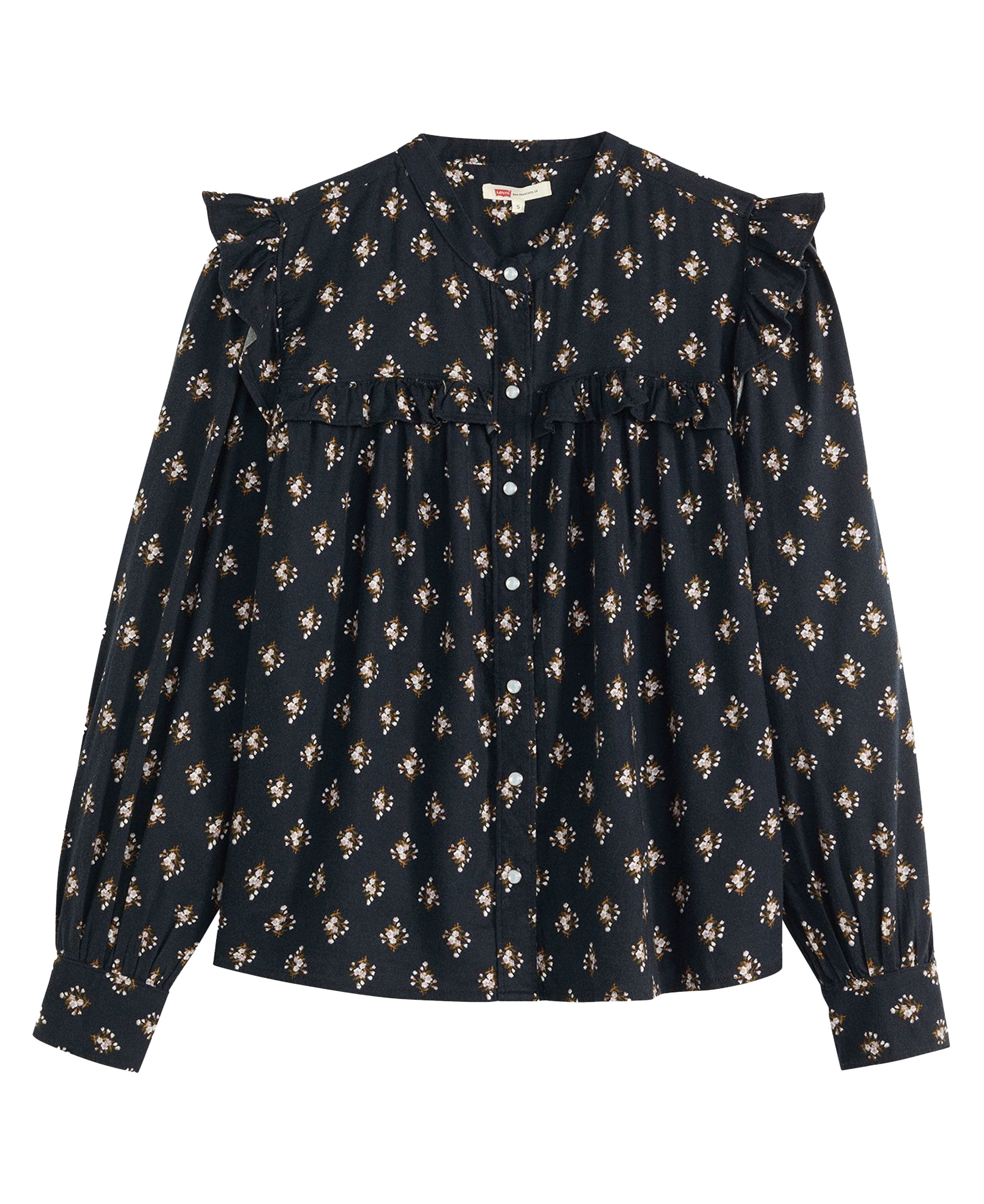 Gianna Long Sleeve Blouse - Multi Color