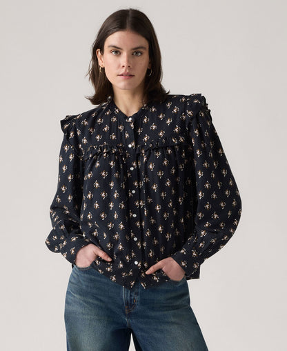 Gianna Long Sleeve Blouse - Multi Color