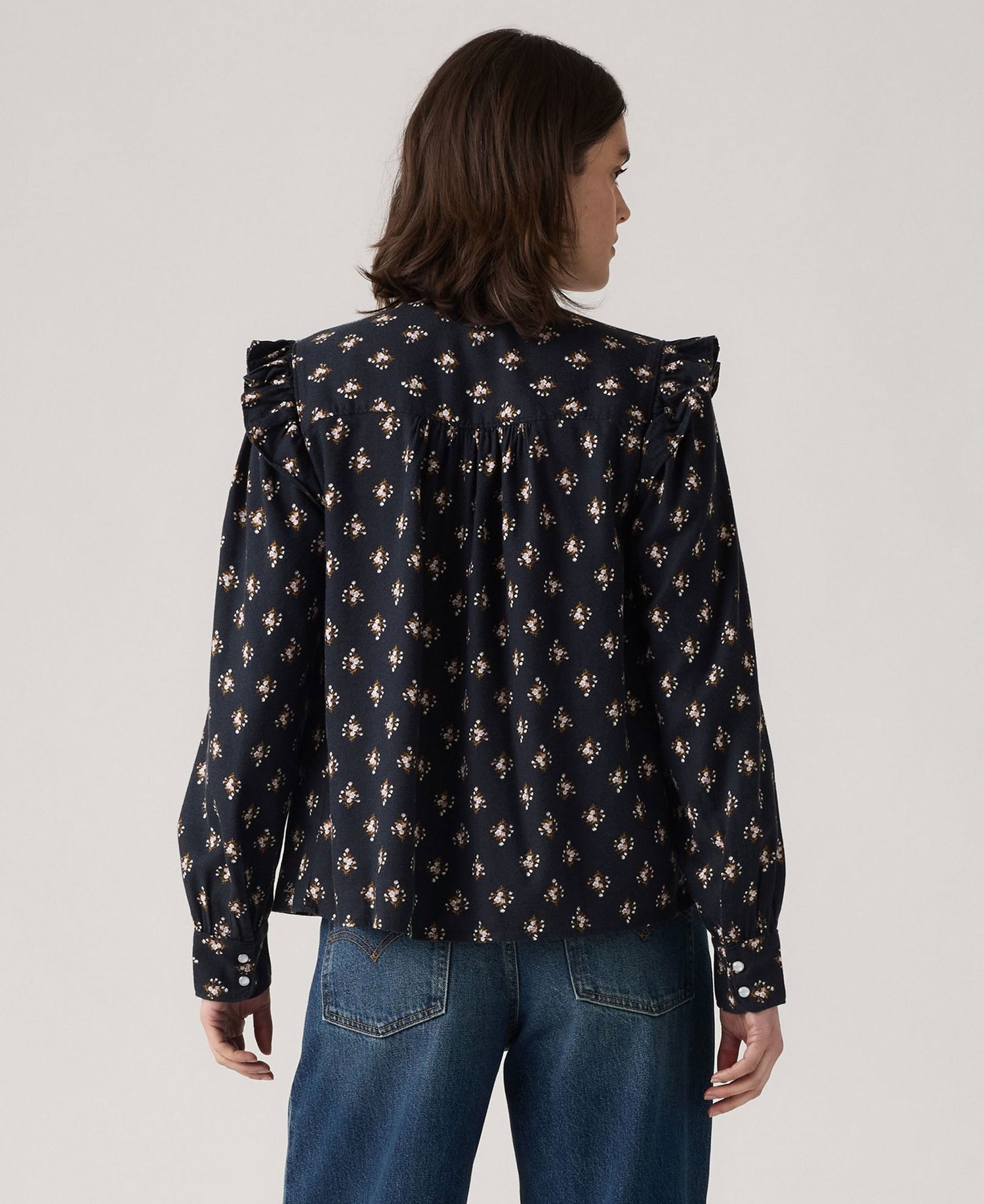 Gianna Long Sleeve Blouse - Multi Color