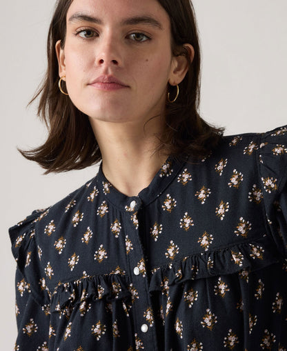 Gianna Long Sleeve Blouse - Multi Color