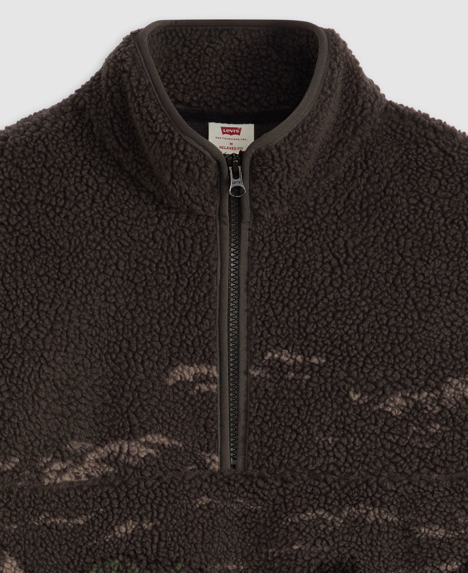 Idyllwild Sherpa Popover Sweatshirt - Black