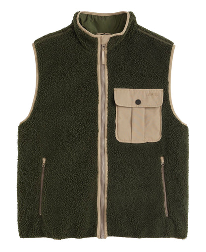 Joonie Sherpa Vest - Green