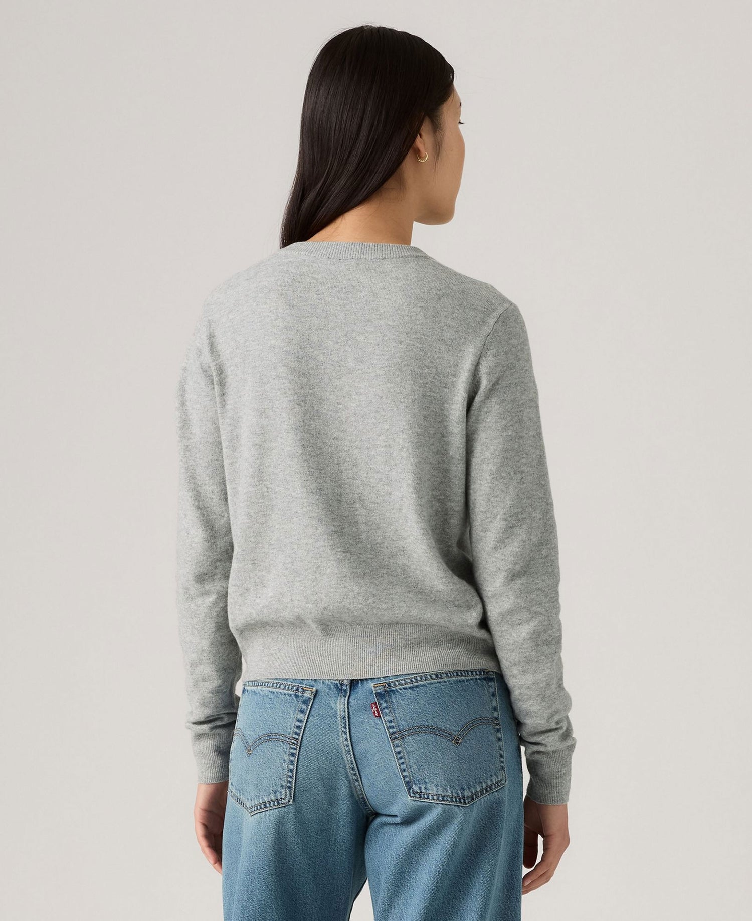 Supersoft Crewneck Cardigan - Elgin Placed Argyle V2 Star Sapphire Triblend