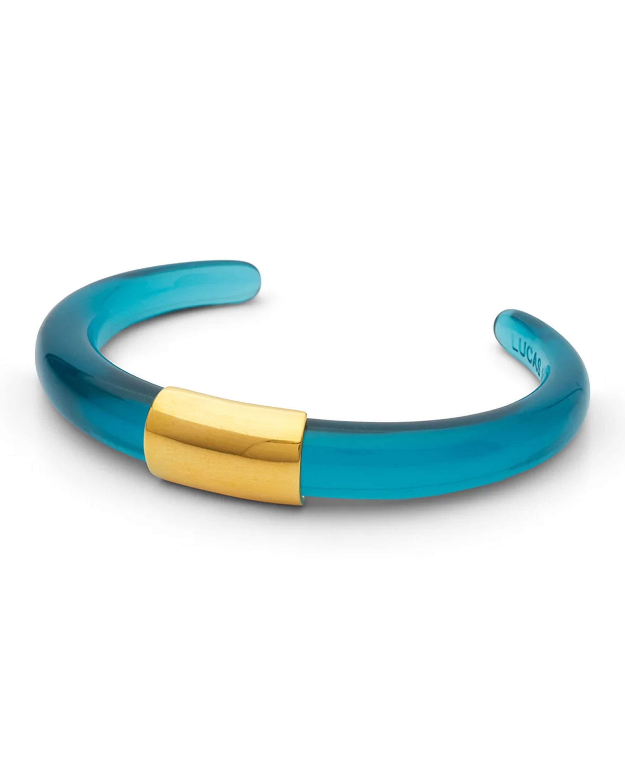 Deep Sea Blue Resin Bracelet - Deep Sea Blue Resin
