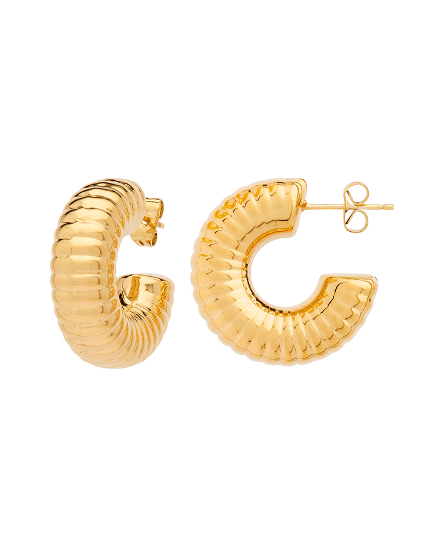 Gold Earrings E65 - Gold