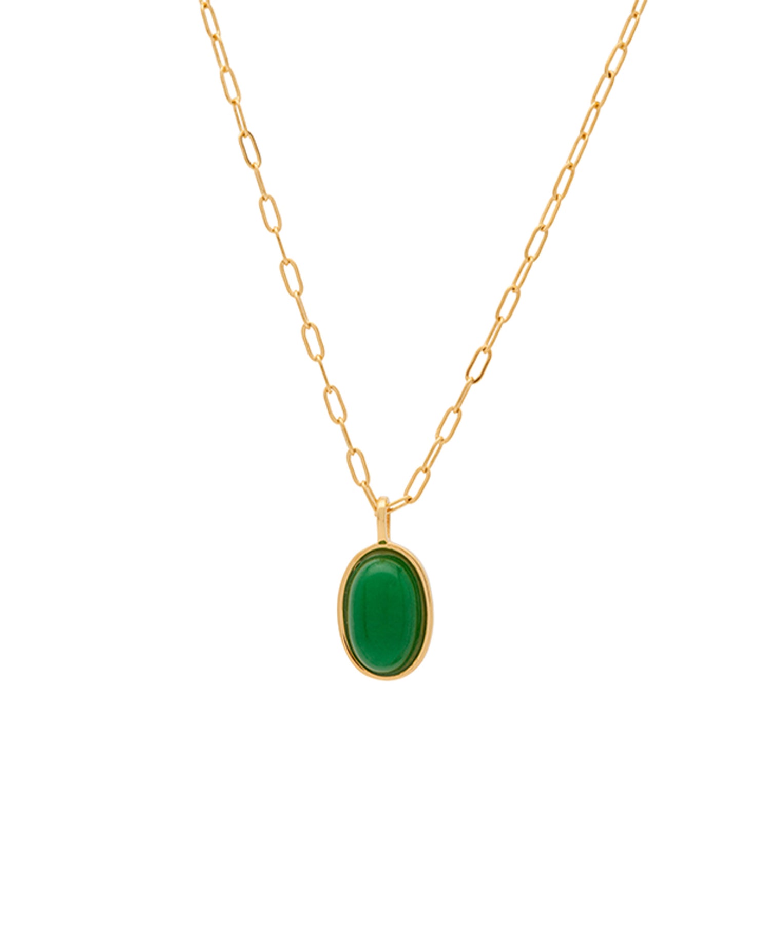 Green Quartz Necklace - Green Quartz