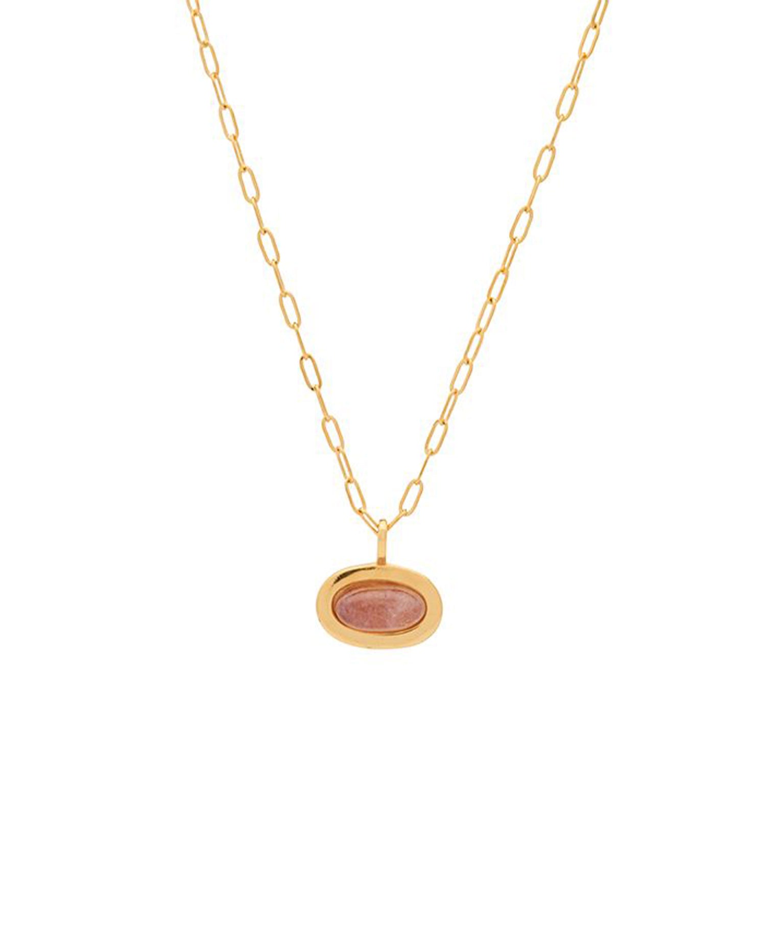 Strawberry Crystal Necklace - Strawberry Crystal