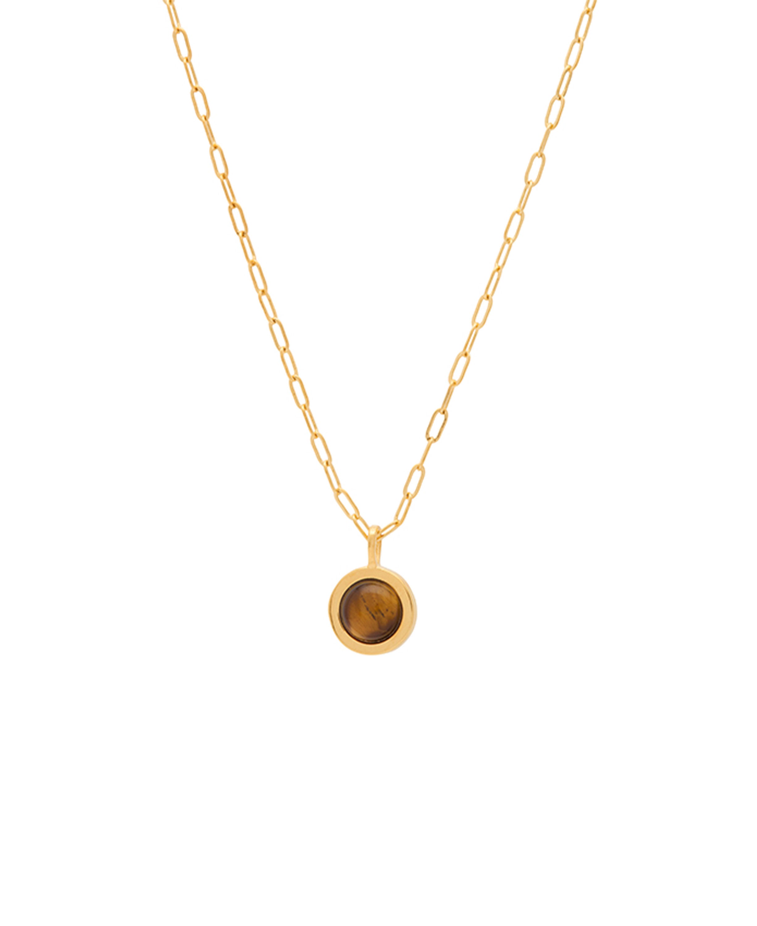 Tiger Eye Necklace - Tiger Eye