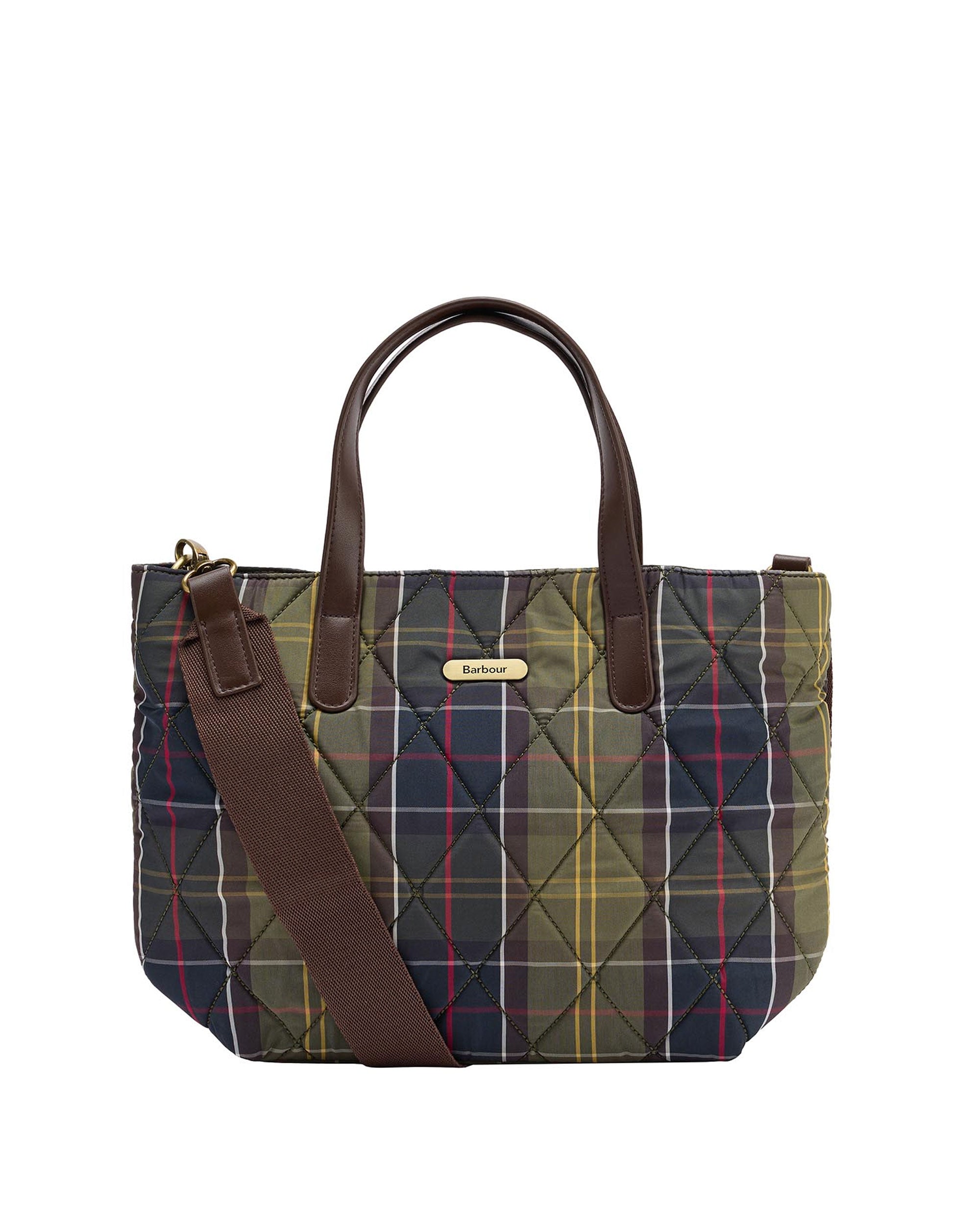 Mini Quilted Tote Bag - Classic Tartan