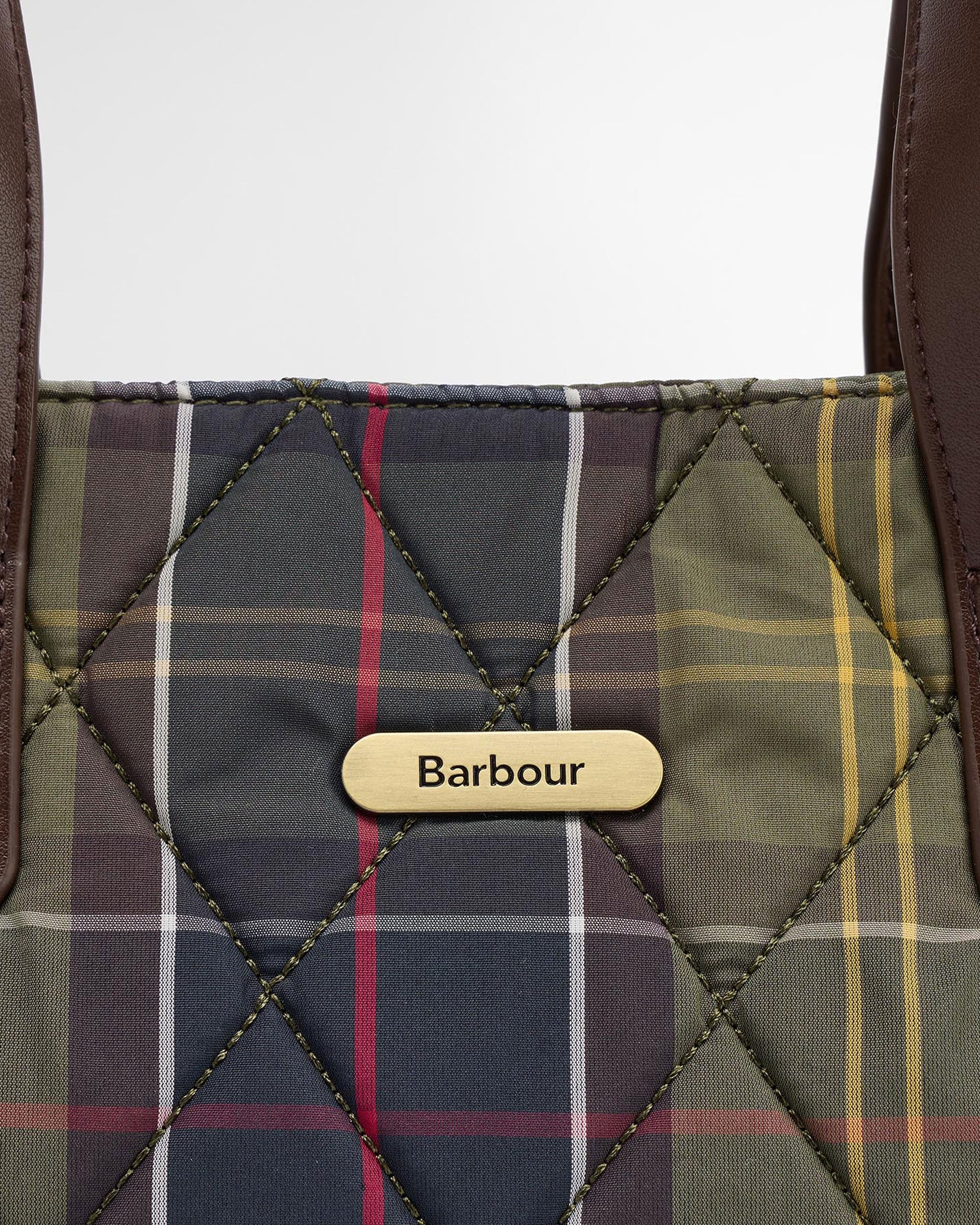 Mini Quilted Tote Bag - Classic Tartan