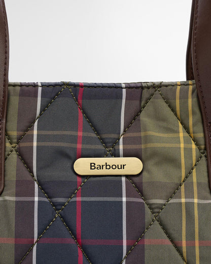 Mini Quilted Tote Bag - Classic Tartan