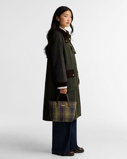 Mini Quilted Tote Bag - Classic Tartan