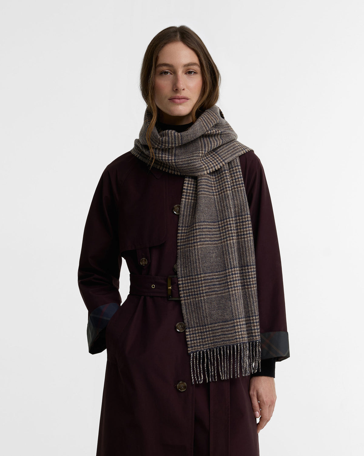 Mya Reversible Scarf - Mocha