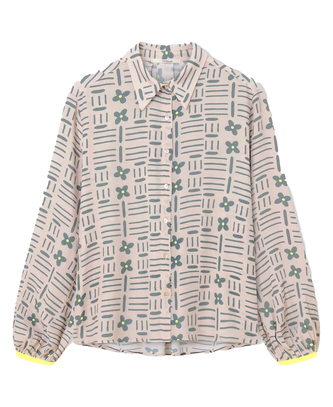 Magia Print Shirt - Beige Khaki