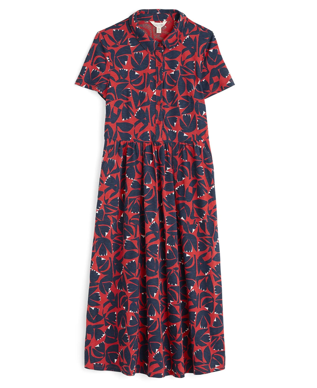 Mainland Dress - Floral Cutout Dark Cinnamon