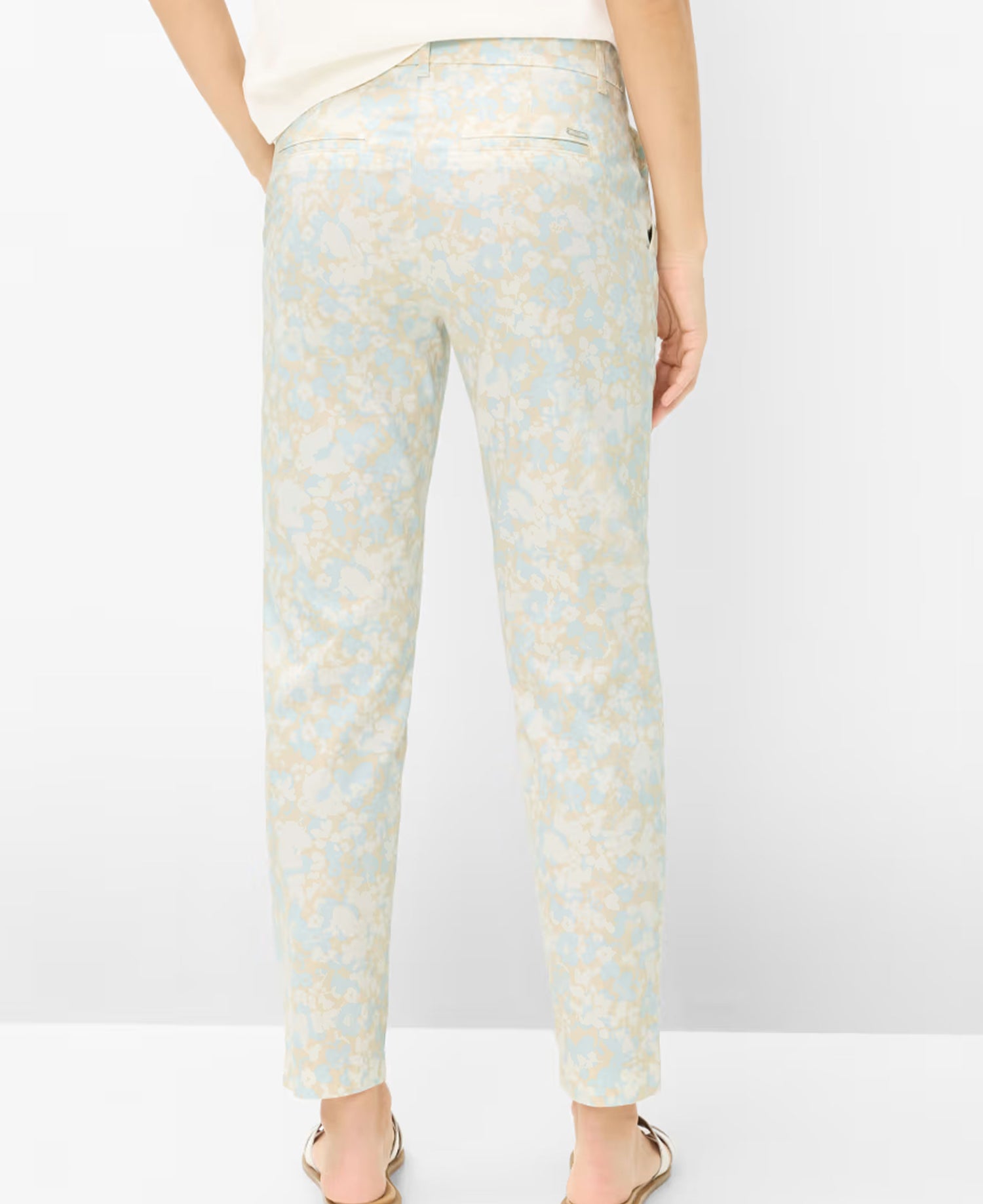 Maron S Stretch Capri - Vintage Blue