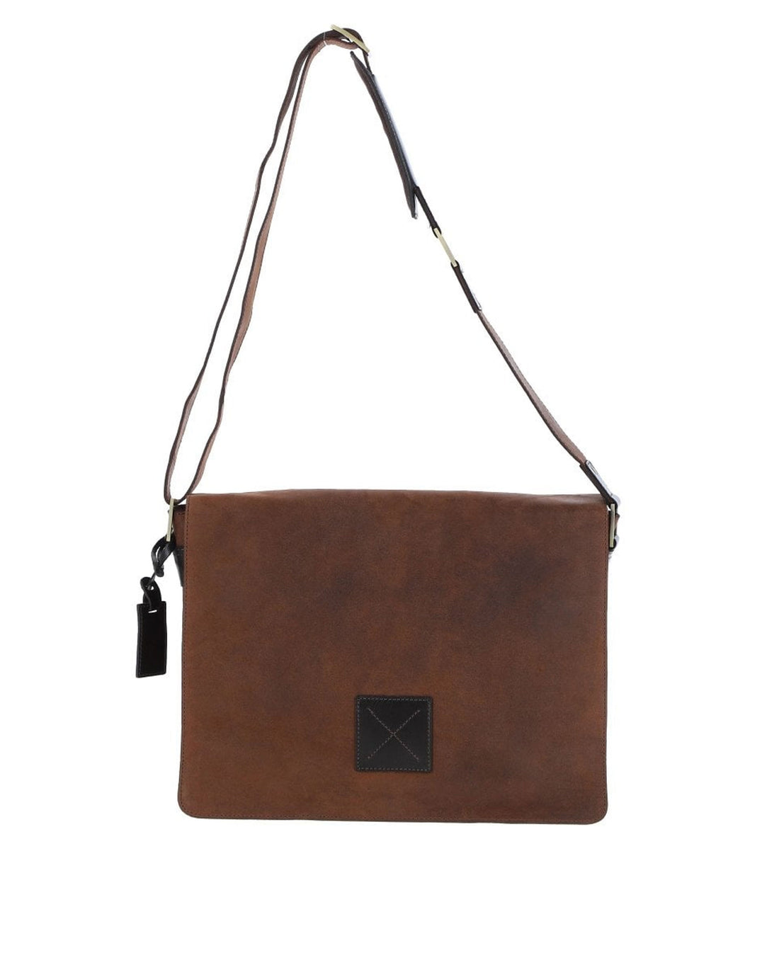 Oxford Peter Large Messenger Bag - Mud Brown
