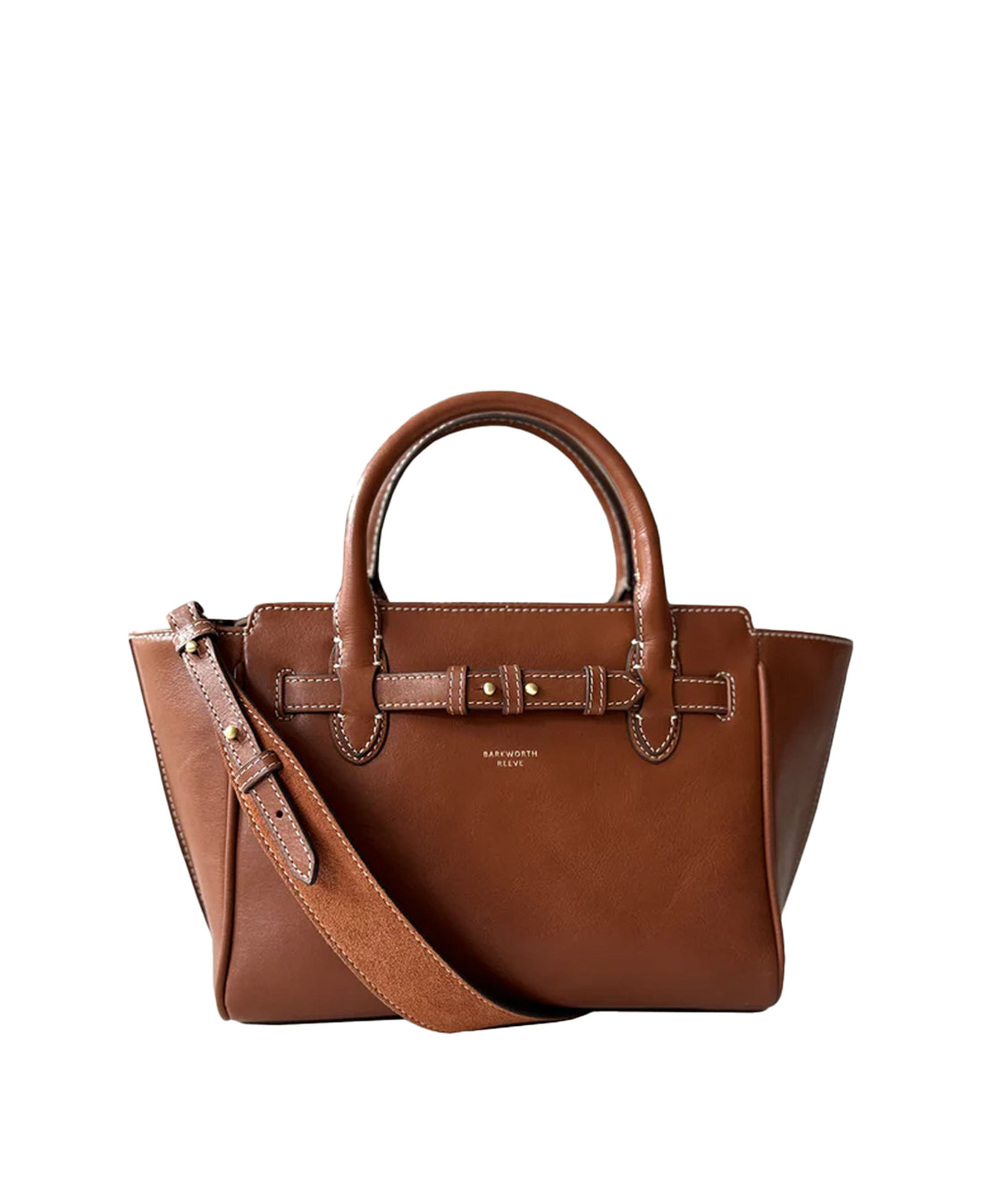 Middleton Leather Handheld Bag - Tan Leather