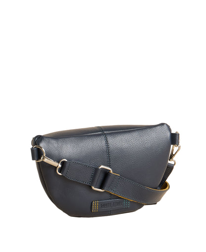 Mini Sebby Leather Sling Bag - Navy Multi