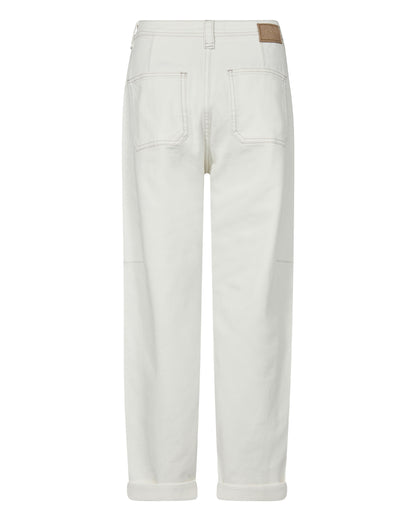 Aymen Melo Pant - White
