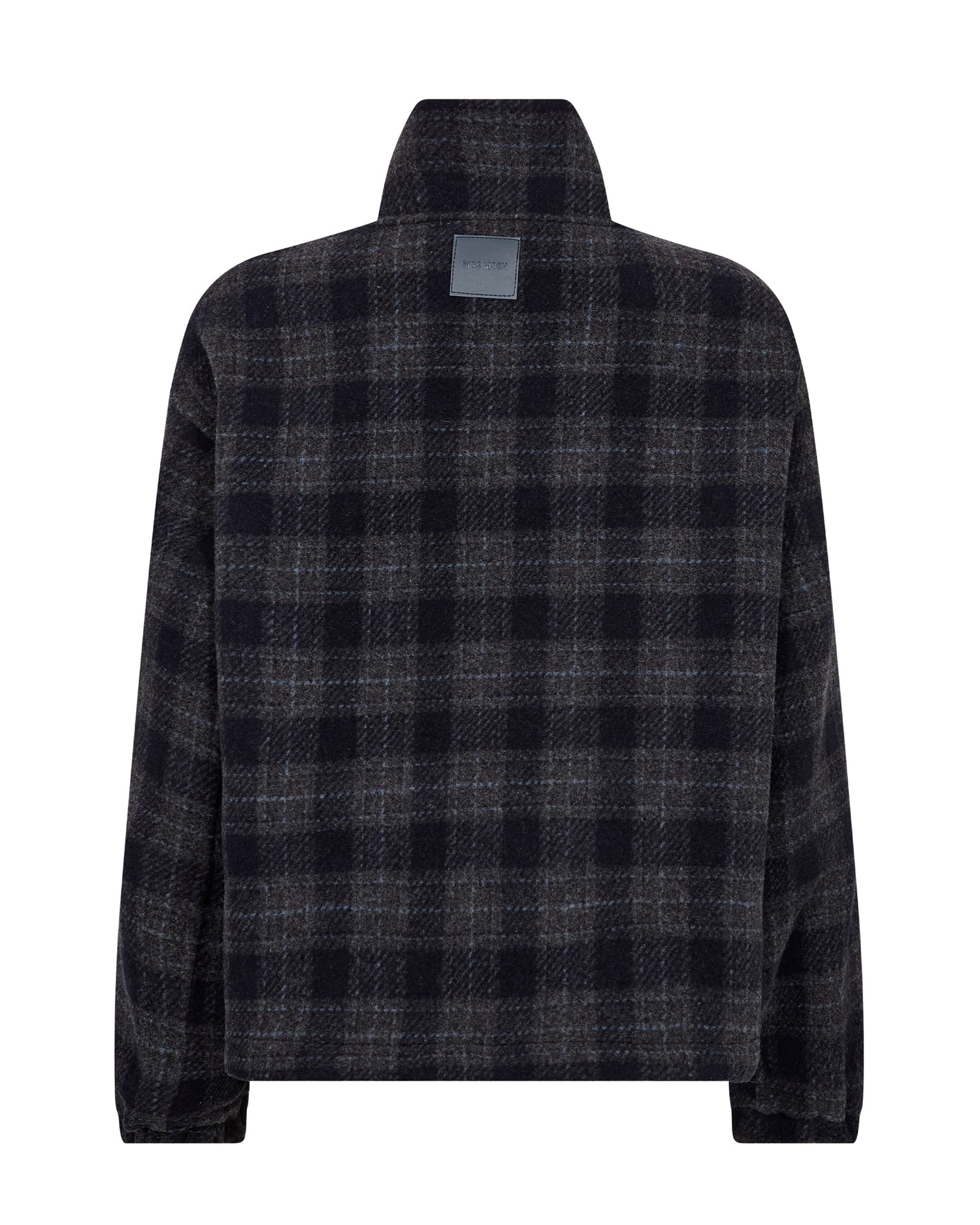 Camille Check Jacket - Salute Navy